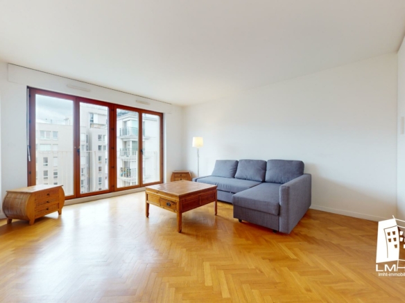 Appartement T2 de 51 m² + Balcon + Cave à Boulogne Billancourt